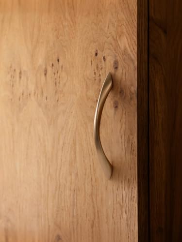 Image of 5 Pack Champagne Bronze Cabinet Pulls 5 Inch Arch Twisted Brass Handles Drawer Kitchen Cupboard Bathroom Dresser Cabinet Hardware Zinc Alloy
