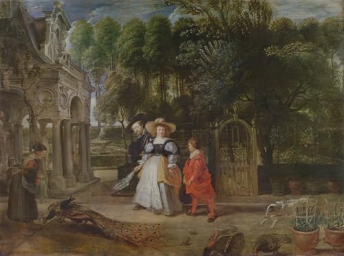 Tableau Rubens et Hélène Fourment pour sublimer un salon moderne