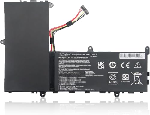 FlyZythrol C21N1414 Batería portátil compatible con ASUS EeeBook C21PQ91 CKSE321D1 X205 X205T X205TA F205T F205TA FD0063TS FD0065TS FD0061TS FD0077TS FD005BS 38Wh