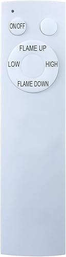 Compatible con calentador de chimenea eléctrico de sobretensión de calor, control remoto para todos los oleadas de calor Roll-N-Glow excepto para