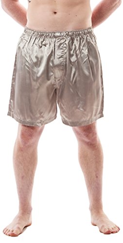 Up2date Fashion Men's Satin Boxer Shorts Combo Pack, Set of 3, Style-MSC01B3