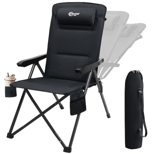 Portal Reclining Camping Chair with Adjustable Back...