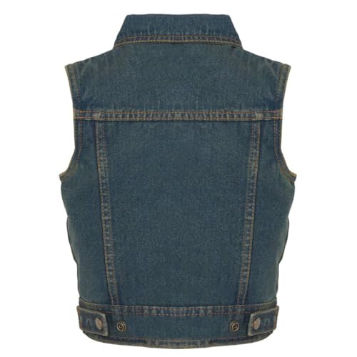 Image of Milwaukee Leather Classic Style Denim Vest - (Just Like Dads) for Kids