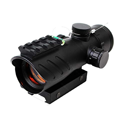 Metallschienenteleskop Mit Rotem Laser des Kleinen Horns Der Kleinen Wasserwaage Holographischer Innerer Roter Punkt, Der Teleskop Zielt