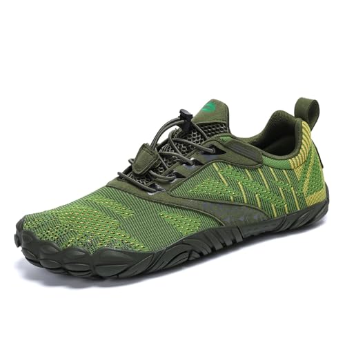 Image of SAGUARO Womens Mens Barefoot Shoes Minimalist Trail Runner Wide Toe Box Zero Drop Outdoor Cross Training Shoe