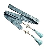 Minkissy Ancient Chinese Hair Ties Auspicious Clouds Hair Bands Ponytail Holders with Tassel for Ancient Chinese Clothing Outdoor