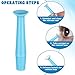 Jeffdad 15Pcs Hard Contact Lens Remover Tool for Scleral Lenses Hard Eye Contact Remover Plunger Suction Cup Lens Inserter Tools