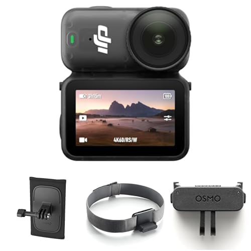 DJI Osmo Nano�n�C�L���O�R���{ (128GB) - 4K�^60fps�E�F�A���u���h��Vlog�J�����A1/1.3�C���`�Z���T�[�A�n���Y�t���[POV�A�f���u���␳�A�y�ʁA���s�A�n�C�L���O�p���C���^�J����