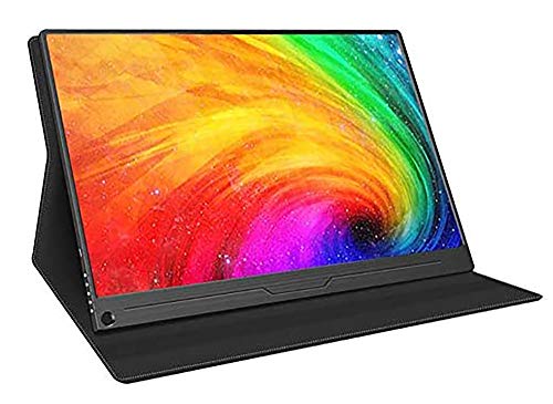 4K Computer Monitor 17.3 inch Gaming Display Portable USB C Monitors 3840X2160 UHD IPS with Stand Smart Case Eye Care Screen for HDMI Type-C Mini DP PD Xbox Rpi Win PC Mac Gaming Computer Laptop