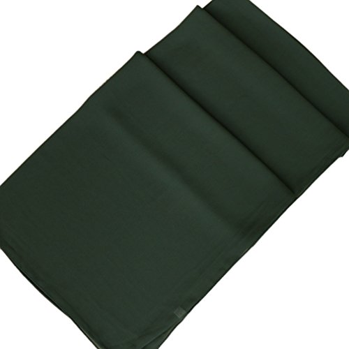 Image of LMVERNA Solid Color Bubble Chiffon Scarf for Women Fashion Soft Hijab Long Scarf Wrap Scarves