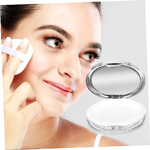 DOITOOL 2 Pçs Caixa De Pó Corpo Pó Puff E Recipiente Pó Puff Cosméticos Produtos De Cuidados Com A P
