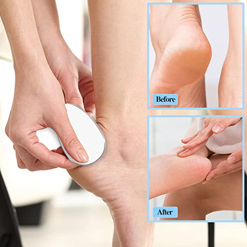 Glass Nail File Glass Manicure Pedicure Crystal Nail File And Buffers Glass Nail File Nano Nail Files For Natural Acrylic Nails Fingernail Files Manicure Tool With Case (5 Pcs) #TOP4