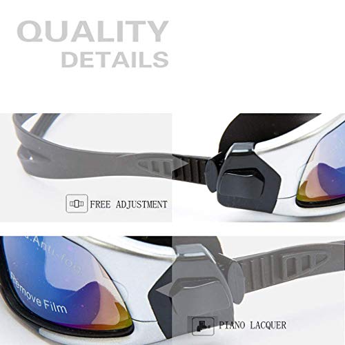 Lunettes de natation anti-buée et étanches Big Prime à vision panoramique