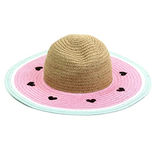 PLAYROOM – Unisex Sun Hats with Wide Brim, UV Protection, Great for Vacation, Playgrounds& Backyard, Stylish Design Kids Love, Breathable Safari Sun Hat, Watermelon