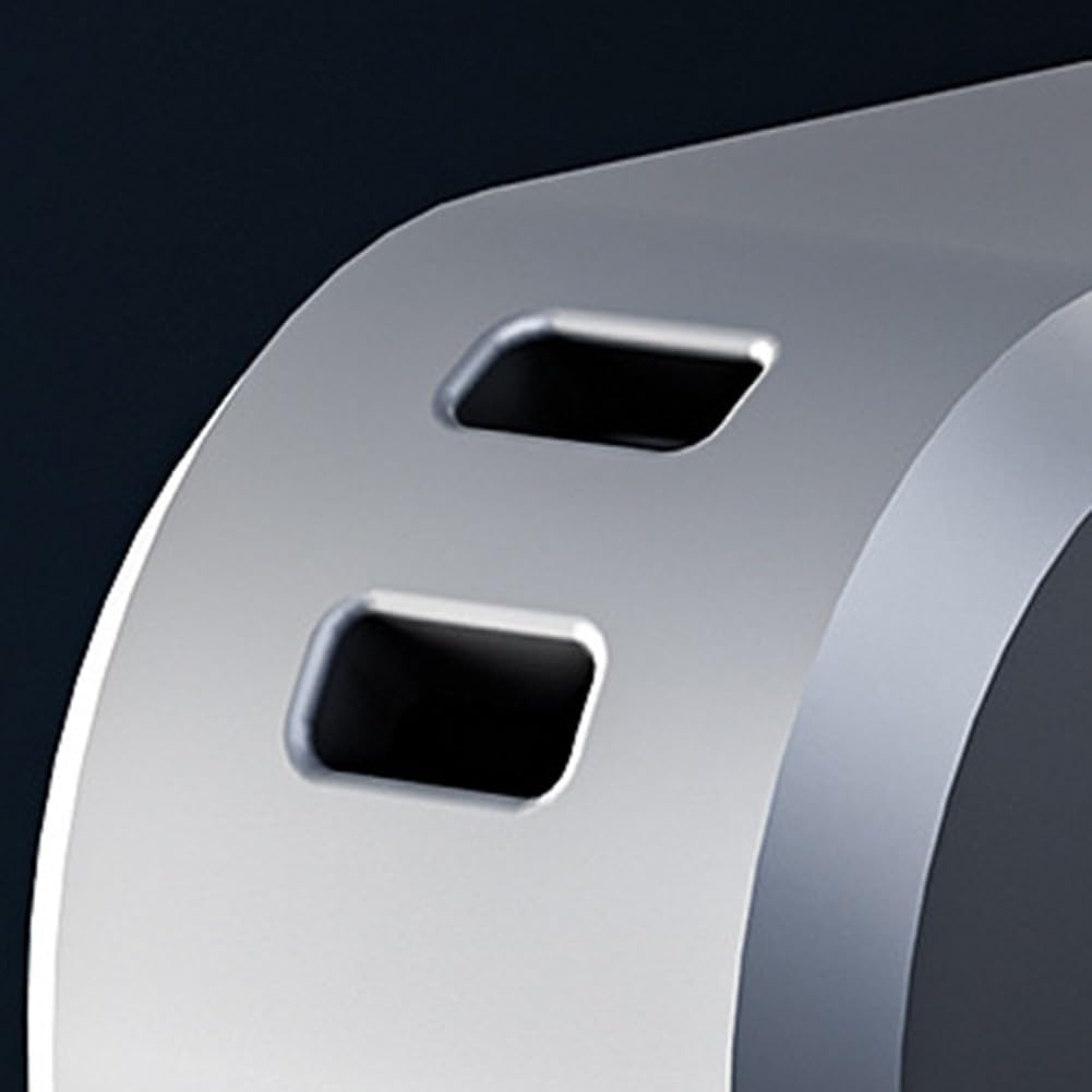 Handmikroskop mit Dual-Linse 5-500X für Inspektion(White)