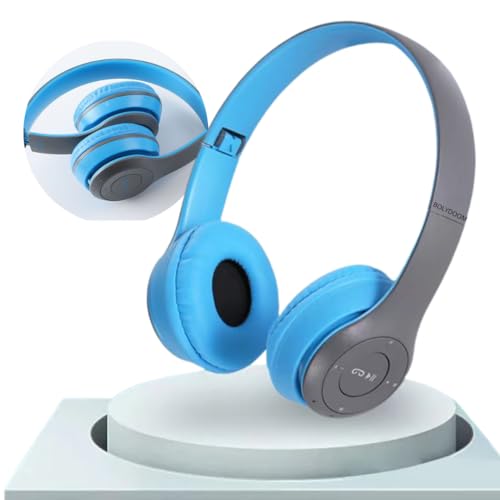 Fone de Ouvido Headphone Bluetooth 5.0 Dobrável Sem Fio Extra Bass -com Cancelamento de Ruído Bateri