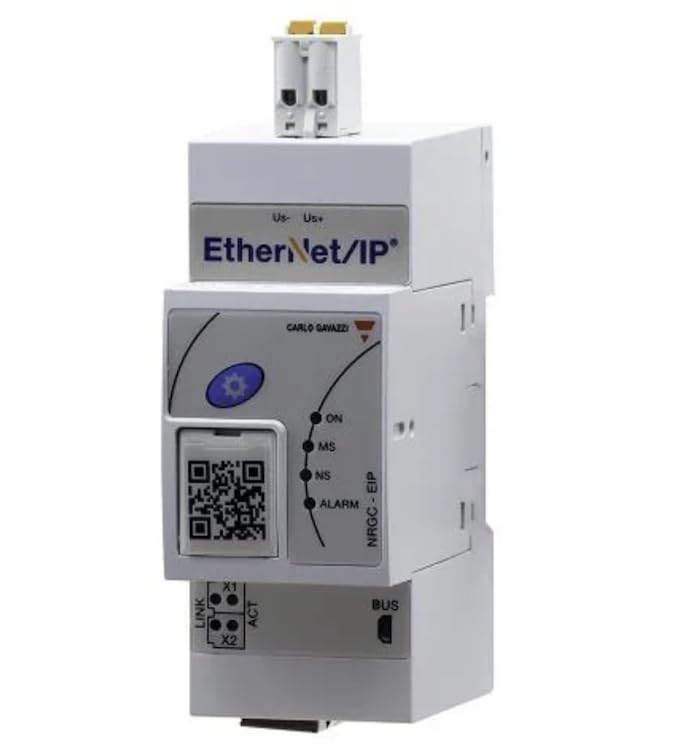 NRGC-EIP, Specialty Controllers Controller for The NRG Bus Chain, EtherNet/IP Interface, DIN-Rail Mount, External Supply 24 Vdc, NRG Bus Termination Resistor Included