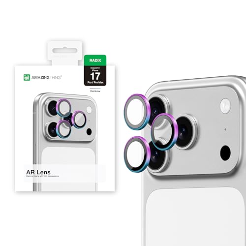 Verre trempé iPhone 17 Pro Max lot de 3 protections caméra avec cadre
