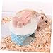 POPETPOP Hamster Cooling House Ceramic Portable Summer Nest for Dwarf Hamsters Small Pets Durable Habitat Hideout Cooling for Comfort Any Setting