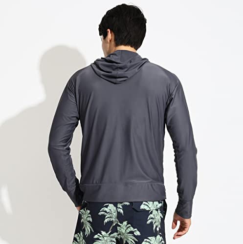 Leisure sport ラッシュガード メンズ パーカー ls19002