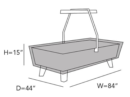 image for Covermates Air Hockey Table - Light Weight Material, Weather Resistant