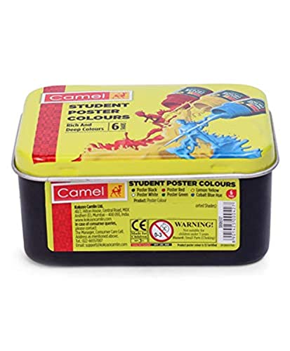 Image of Camel Camlin Kokuyo Oil Pastel (50 Shades) 3806517 Student Poster Color - 10ml each, 6 Shades