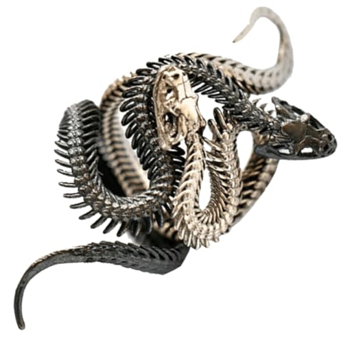 WHZHDMA 1Pair Unisex Snake Shaped Finger Open Rings Fashionable Accessories for Parties and Cosplay Events Material Stunning