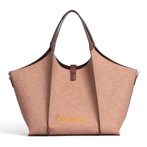 Image of EXOTIC Metropolitan Elegance Signature Canvas Tote top Handle Handbag | For Office | For Work | Laptop Bag | Gift Bag