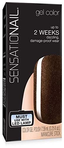 SensatioNail Gel Polish Espresso Bean .25 oz 71595 (Brown)