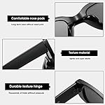 BUTABY Rectangle Sunglasses for Women Retro Driving Glasses 90’s Vintage Fashion Narrow Square Frame UV400 Protection - Image 5