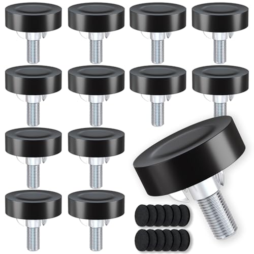 NOWIHOP Adjustable Leveling Feet: 12pcs, 1/4