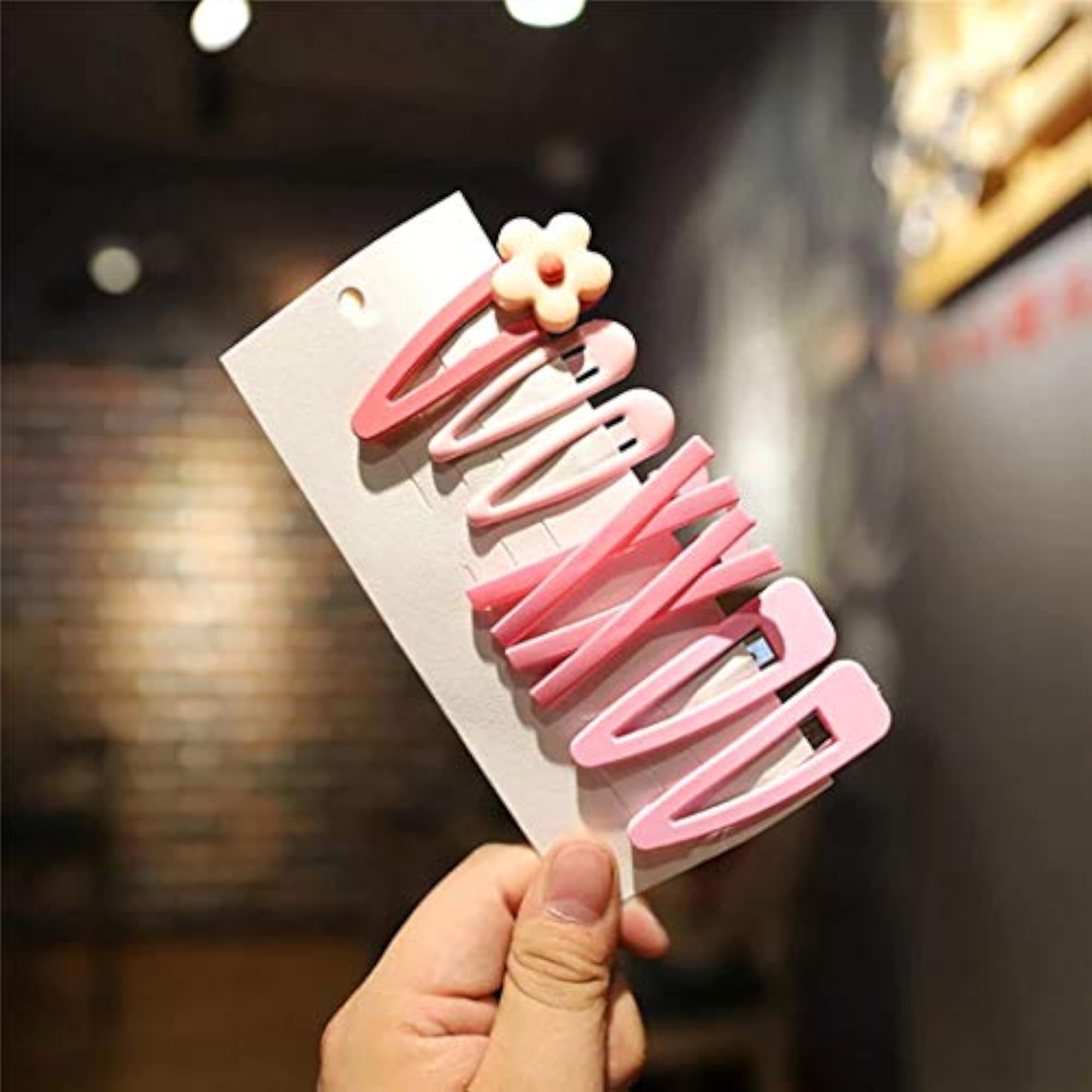 Women's Delicate Shining Seamless Hairclip, Elegant Design
