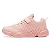 Voxge Boys Girls Sneakers Knitted Mesh Sports Shoes Breathable Lightweight Running Shoes for Kids Fashion Athletic Casual Shoes (Little/Big) Kids All Pink Size 7 M US