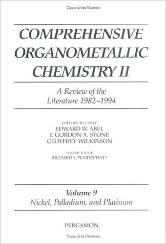 Comprehensive Organometallic Chemistry II, Volume 9: Nickel, Palladium and Platinum
