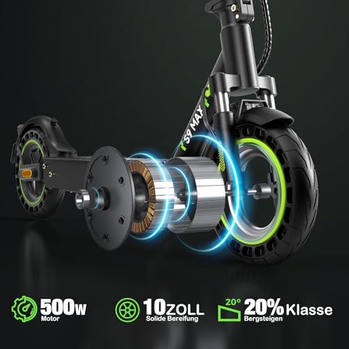 E-Scooter bis 500 Euro Isinwheel Elektroroller mit Straßenzulassung