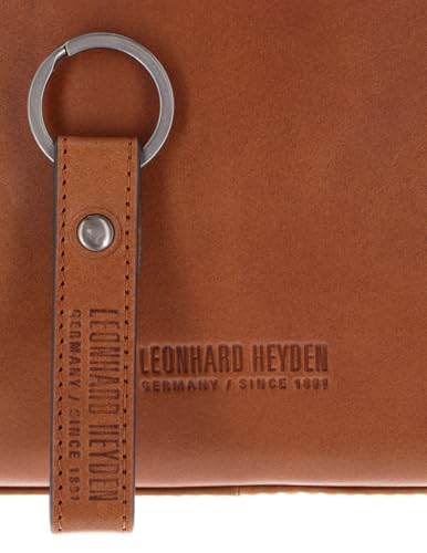 Bolso shopper Leonhard Heyden Hamburg de cuero marrón con compartimento para portátil 7088 5