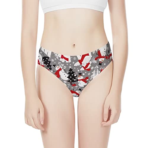 Image of Dellukee Sexy Women Underwear Briefs Breathable Hipster Panty White Alpaca Print