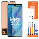 AGCUT Schermo LCD per Huawei Mate 20X Display LCD per Huawei Mate 20X EVR-L29 EVR-AL00 EVR-TL00 Schermo di Ricambio Digitalizer Touch Screen Assembly con Riparazione, Nero