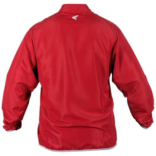 Chaqueta de béisbol Easton ligera con manga larga que repele el viento para jóvenes 6