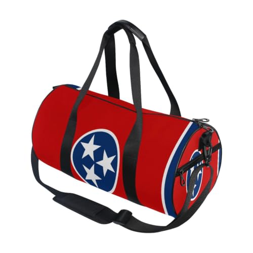 Bolsa de lona ligera con estampado de Tennessee para actividades deportivas y viajes