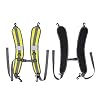 1 Pair Backpack Straps Adjustable Backpack Shoulder Straps Durable Nylon Strap with Quick Release for Hiking Backpack (Yellow)