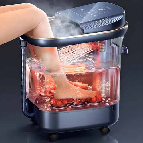Spa de pies portátil con masaje y control de temperatura miniatura 2