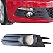 Compatible With Vw For Scirocco 2009 2010 2011 2012 2013 2014 Car Front Bumper Fog Light Grille Lamp Cover Grill Accessories Fog Light Cover
