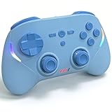 Wireless Gaming Controller for Android/iPhone/iPad/iOS/Tablet/Windows PC/Switch 2, Bluetooth Mobile Phone Gamepad with Hall Joysticks/Hall Triggers/RGB Lights/Vibration/Six-Axis Gyro/Xbox Cloud Game