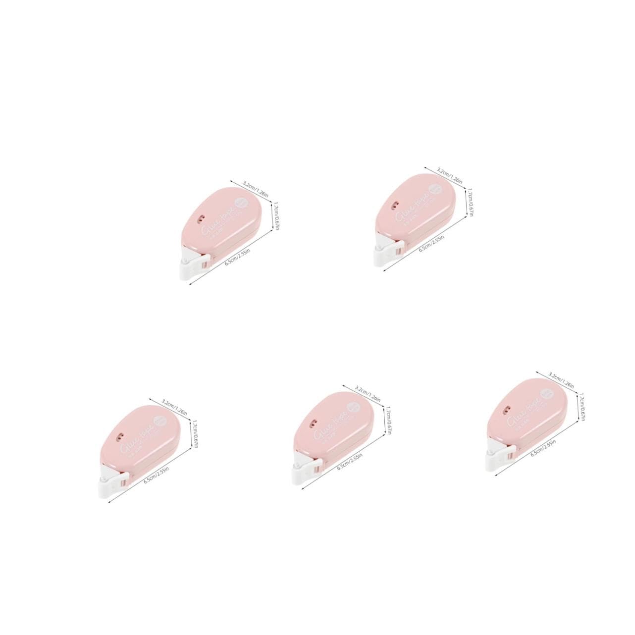 NUOBESTY 20 Piezas Pegamento de Puntos Potente Reemplazo del Rodillo de de Doble Cara. dispensador de Rodillos de Rodillo de de Puntos Adhesiva de Rodillo la Mascota