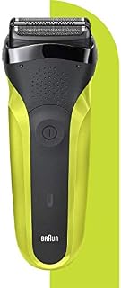 Braun Series 3 300S Elektryczna Maszynka do Golenia Dla Mężczyzn z 3 Ostrzami, Zielony