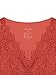 REORIA Womens Summer Tops Sexy V-Neck Sleeveless Double Lined Fashion Going Out Y2K Tank Tops Trendy Lace Slimming Crop Tops for Teen Girls Rusty Red Medium