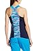 Zumba Fitness Women's Treaded Long Tank Top, Let's Go Indigo, X-Small