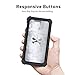Ghostek NAUTICAL Waterproof iPhone 12 mini Case Screen and Camera Lens Protector Built-In Slim Full Body Heavy Duty Protection Phone Cover Designed for for 2020 Apple iPhone 12 mini (5.4 Inch) (Black)