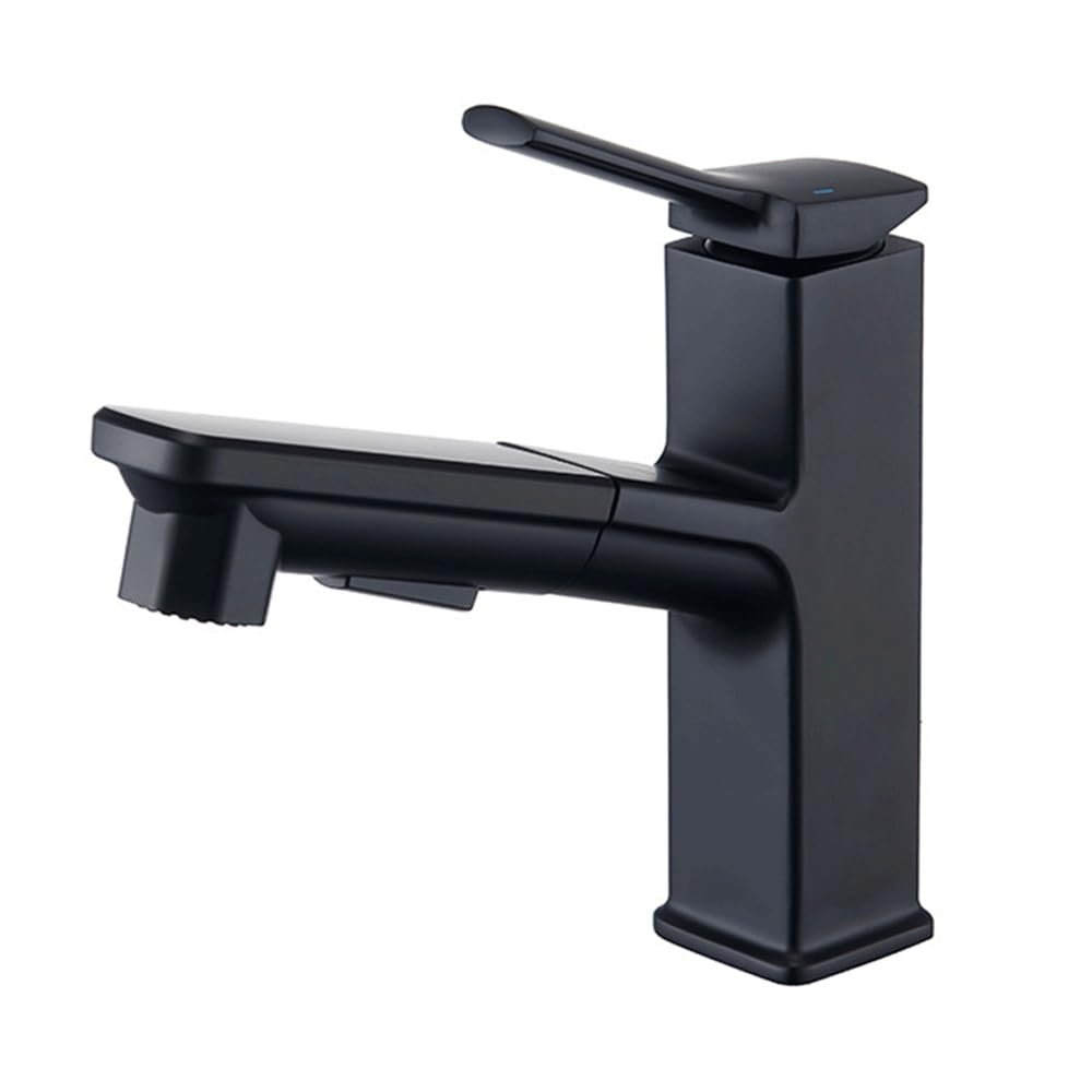 Grifo de lavabo de bronce de un solo orificio con diseño de alta gama
